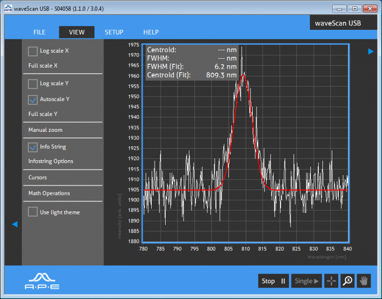 Spectrometer for Mid-IR, NIR, IR, VIS and UV - APE